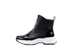 Ботинки EDART 330.L.2021w.black+lacq/мех