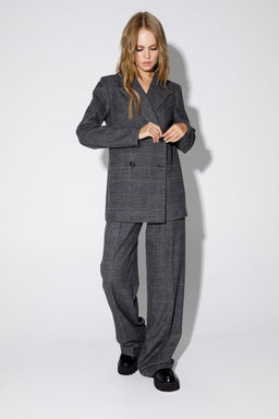 Жакет Pirs 4759 серая клетка  фото 2