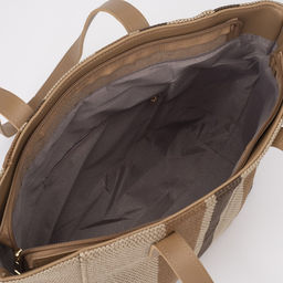 Сумка-шопер на молнии, цвет коричневый - Simaland фото 3