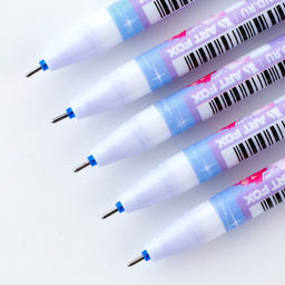 Цена за 10 шт. Ручка пиши-стирай, синяя паста, гелевая, 0.5 мм, с колпачком, пластик «Единорог»