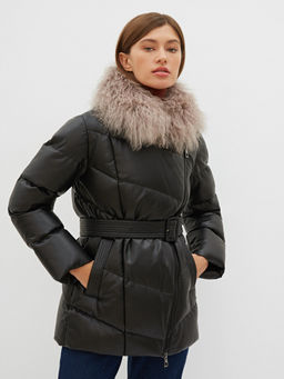 Conso/WDMPF 210527 - nero Пуховое Пальто фото 3