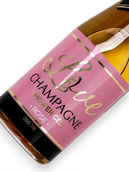 Гель для душа во флаконе шампанское Love Champagne, 250 мл, Чистое счастье  фото 4