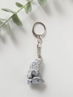 Брелок "Шаман сидит с бубном" маленький , 3,7см