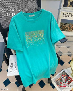 Футболка со стразами и рисунком - Bruno фото 3