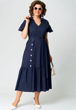 Платье EVA GRANT 7325В темно-синий