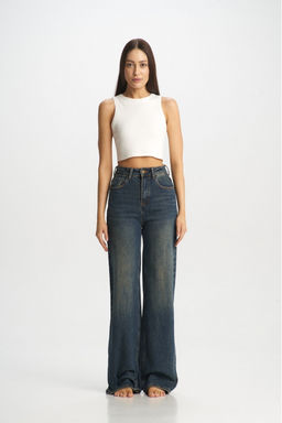 Джинсы-трубы с потертостями Vintage - Erist store фото 7