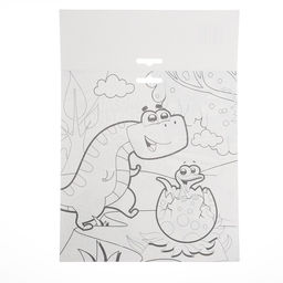 Цена за 2 шт. Аппликация стикерами форменная «Динозавр», набор для творчества, стикерная мозаика