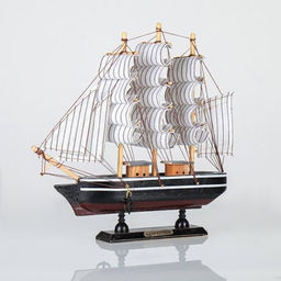 Макет парусного корабля 23х23 см / SH024MP /уп 48/ - Галеонтрейд фото 6