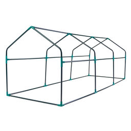 UGH-S33 L270 GREEN/GREEN Парник уличный, 270x90x90см. Металлическая труба в ПВХ, цвет зеленый. Тент из армированного полиэтилена 135г/м2, цвет сетки зеленый. TM ФитоЛето - Volpe фото 5