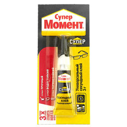 Клей "Супер-Момент" секундный, 3г