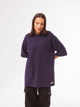Футболка ЗАПОРОЖЕЦ Blank oversize VIOLET  фото 12