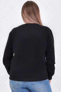 Арт. 13102 Толстовка женская 50-58 (5 шт) Цвет:черный
