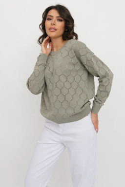 Джемпер М 3083/полынь