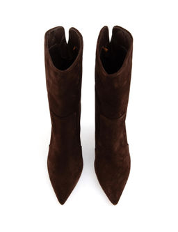 Kahverengi Topuklu Deri Bot - Pierre cardin фото 7