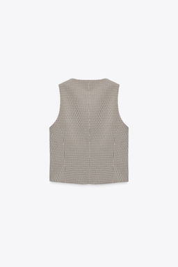 CHECK GILET - Zara фото 8