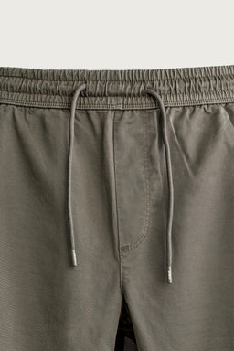 PANTAL?N CINTURA JOGGER SLIM FIT / Khaki - Zara фото 5