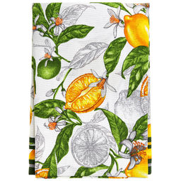 Скатерть 120х145см Лимон, длина стола до 105см, на 4 персоны, рогожка (хлопок 100%) 171г/м2, упаковка классическая, пакет ПВХ 28х41см, Домашняя мода (Россия)  фото 5