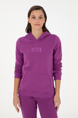 Женский фиолетовый базовый свитшот Неожиданная скидка в корзине