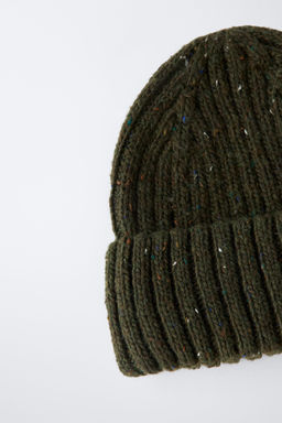 AGES 3-14 / KNITTED POM-POM HAT WITH WOOL - Zara фото 3