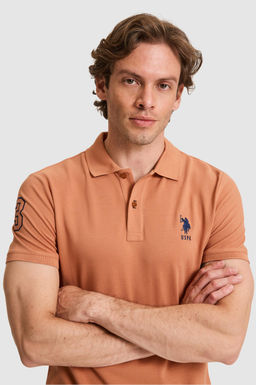 Erkek Slim Fit Polo Yaka G_l Kurusu Basic Ti__rt - U.s. polo assn фото 2