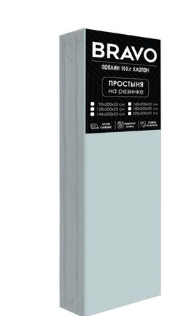 ПРОСТЫНЯ на рез 160*200 БРАВО м508.12.04 рис.4734-1 - Bravo фото 4