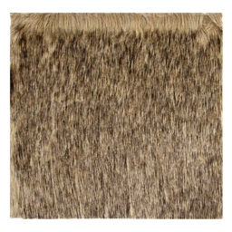 Ткань для рукоделия, мех длинноворсовой на трикотажной основе, цвет меланж, лоскут 50×50 см