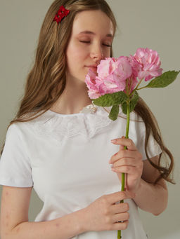 Блузка белый 181231101а - Nota bene фото 2