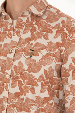 U. S. Polo Assn Мужская рубашка с длинным рукавом Stone - U.s. polo assn фото 7