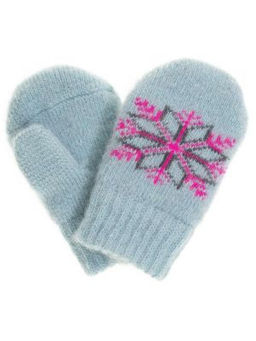Варежки детские круговые Снежинка 2 0108-4 - Рассказовские варежки фото 6