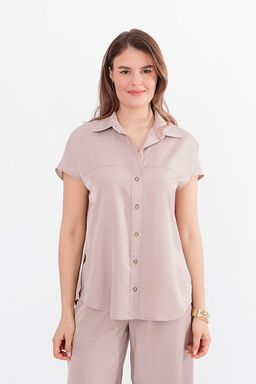 NOBBY, Блузка из вискозы 0011-104/2 (бежевый)  фото 2