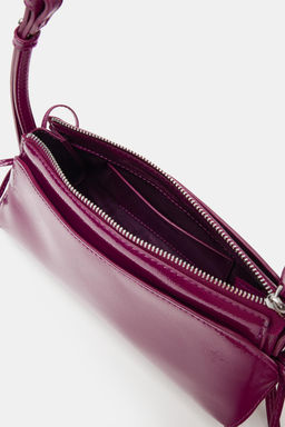 BOLSO HOMBRO LAZOS / Violeta Berenjena - Zara фото 5