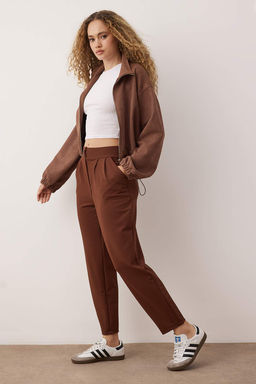 Siyah Havuc Kal?p Orme Pantolon TWOAW26PL00017 - Trendyolmilla фото 6