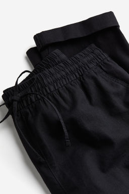 Joggers en mezcla de lino - H&m фото 7