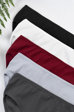 Трусы для девочки в рубчик 5шт. Happyfox