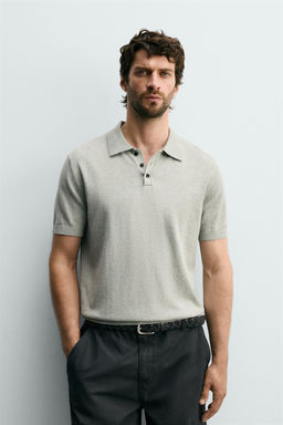 POLO PUNTO REGULAR FIT ESTRUCTURA / Tostado - Zara фото 9