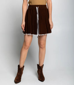 Юбка #КТ622 (4), шоколадный - Dommod фото 2