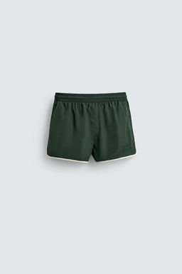 SHORTS VIVO CONTRASTE / Verde - Zara фото 7