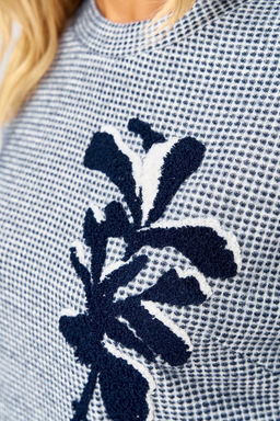 Платье LAIKONY 183 сине-белый фото 4