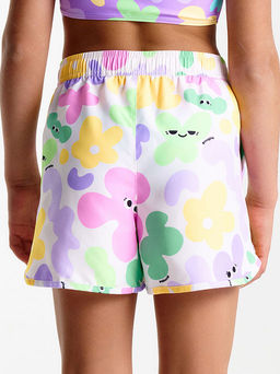 PELICAN, шорты купальные для девочек, Молочный  фото 2