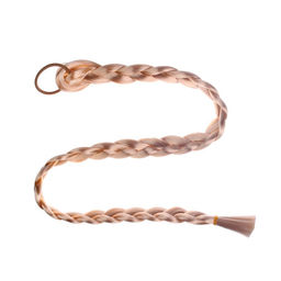 Коса на резинке 80 см, цвет русый