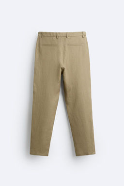 100% LINEN TROUSERS - Zara фото 7