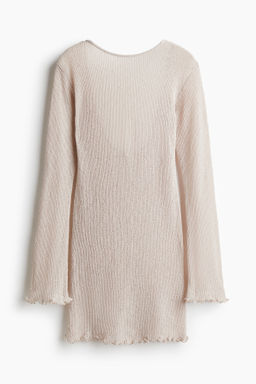 Vestido de punto con espalda escotada