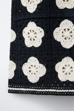 FLORAL KNIT TOP - Zara фото 4