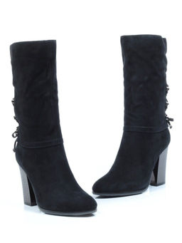 YF189-202M BLUE Полусапоги зимние женские (натуральная кожа, натуральный мех (еврозима))