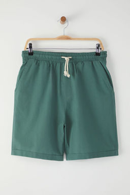 TRENDYOL MAN Koyu Yesil Regular Fit %100 Pamuklu Beli Baglamal? Sort & Bermuda TMNSS25SR00003 - Trendyolmilla фото 5