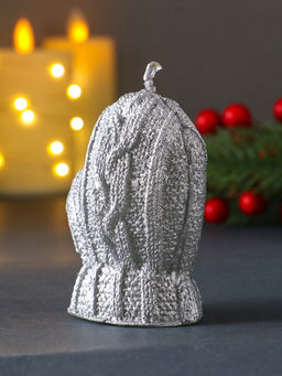 Свеча декоративная Варежка, лак серебро - Simaland фото 4