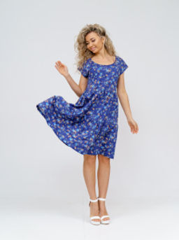 875 Платье "Индиго"