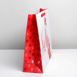 Пакет подарочный ламинированный, упаковка, «Для тебя с любовью», L 40 х 31 х 11.5 см