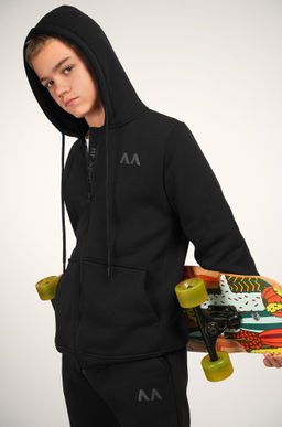 Теплый детский костюм из футера трехнитки с начесом Happyfox