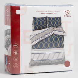 Постельное бельё Этель евро Бесконечность 200х217 см, 240*220 см, 70х70 см -2 шт  фото 12